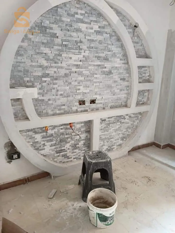 ديكور الحجرة الطبيعي ورخام موزاييك