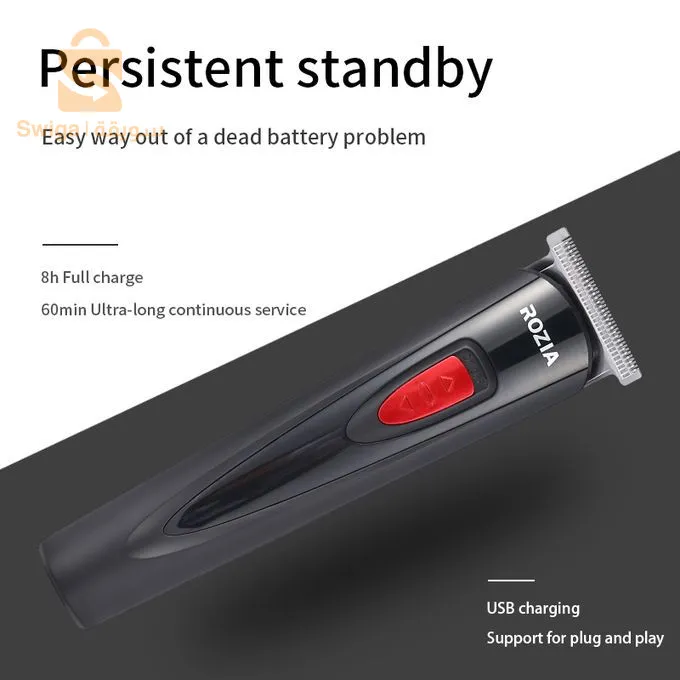 Rozia Kit Tondeuse Electrique Rechargeable - Hq 209 - Noir