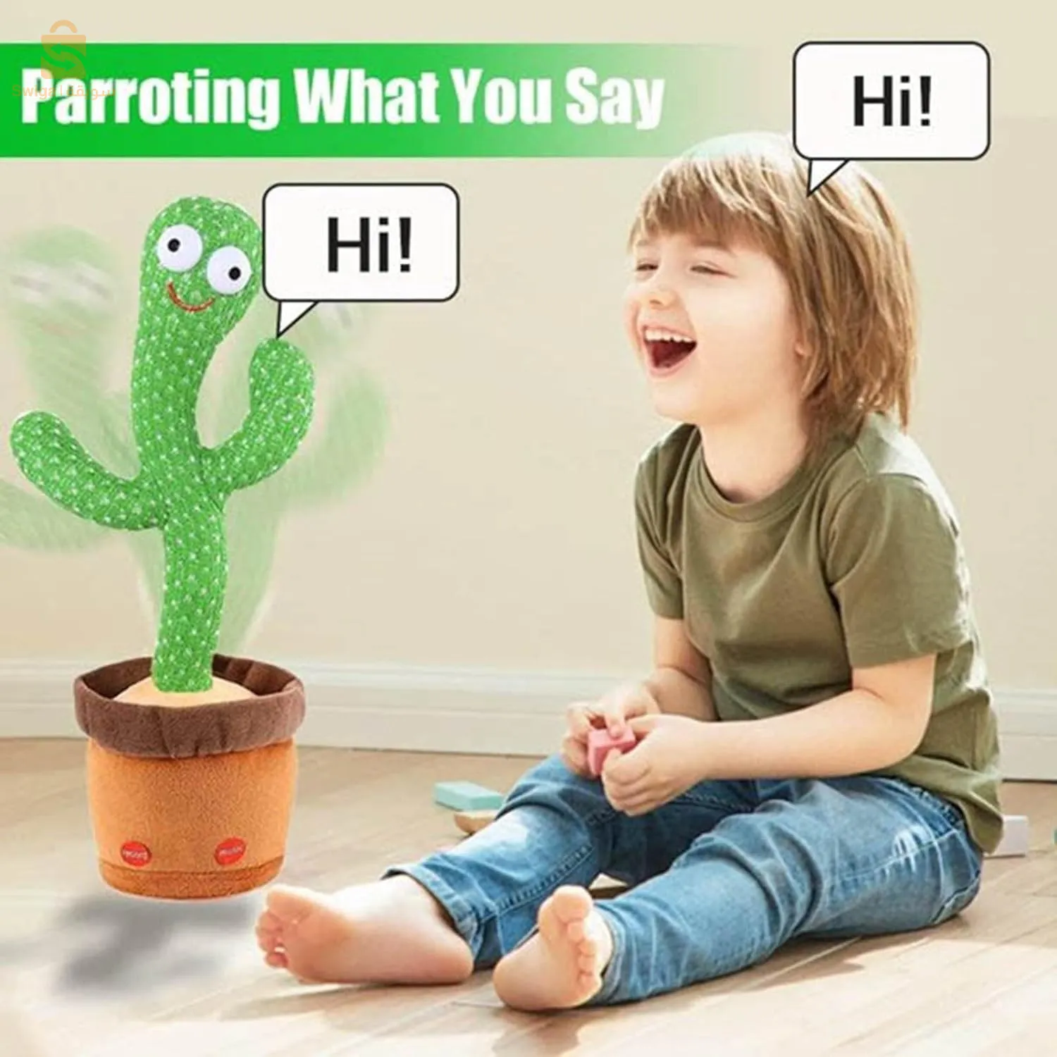 Cactus danseuse Rechargeable | لعبة الصبارة الراقصة للاطفال$👍