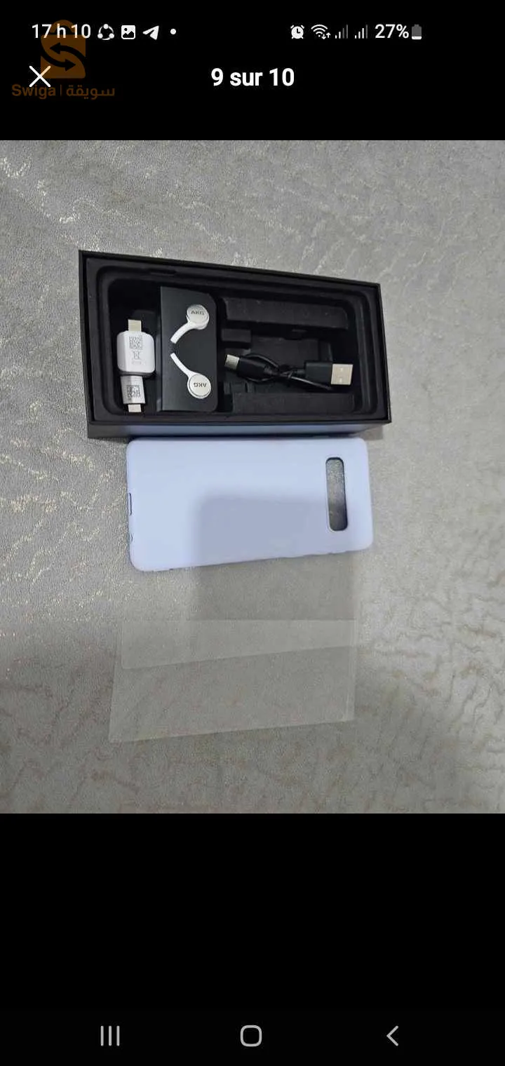 سامسونج ڤالكسي s10 غير مستعمل بكامل أدواته(ديوس يعني بشريحتين)