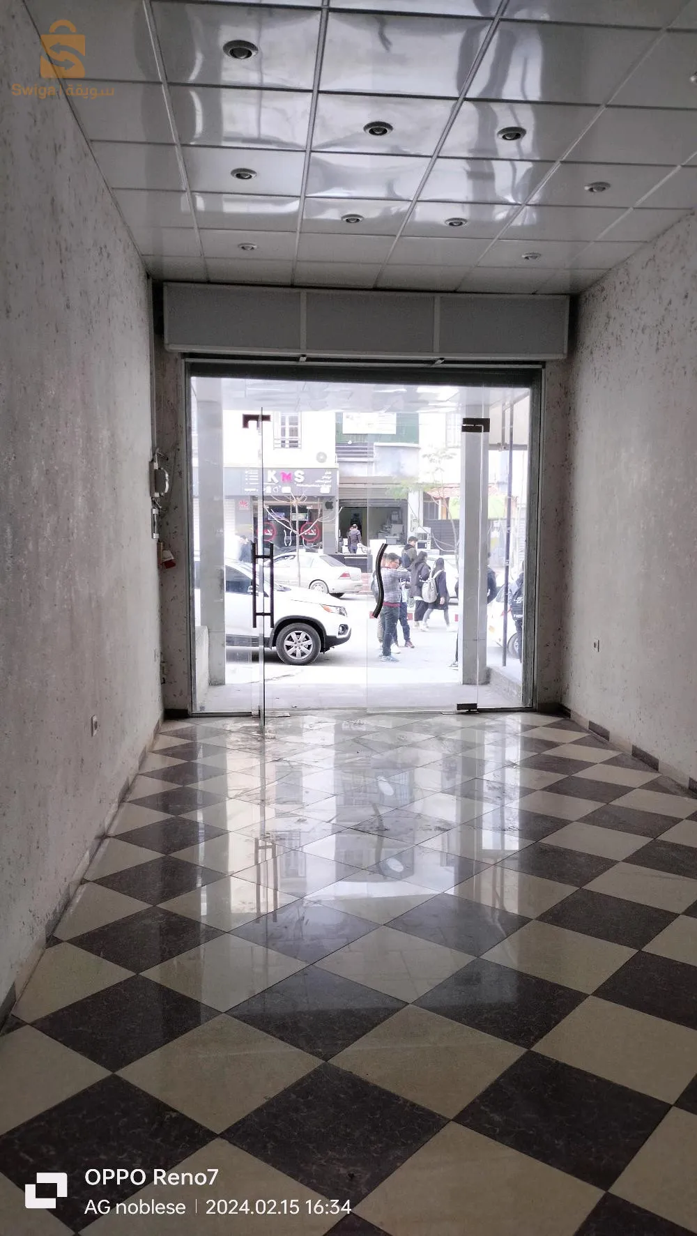 الوكالة العقارية noblesse
تعرض عليكم ، محل تجاري ، مساحته 48م²
بالوحدة الجوارية17 علي منجلي قسنطينة
عقد ملكية
على طريق