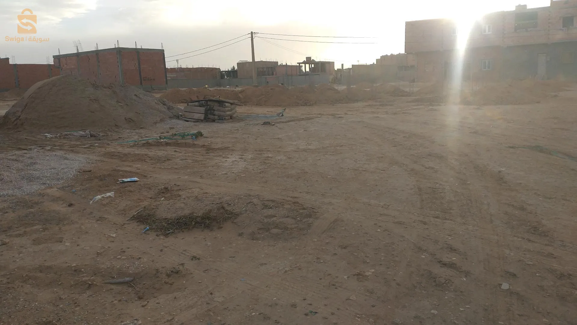 قطع اراضي للبيع وراء الليسي بن خلدون كهربا والغااز والماء متوفر المهتم يتصل 0659617417