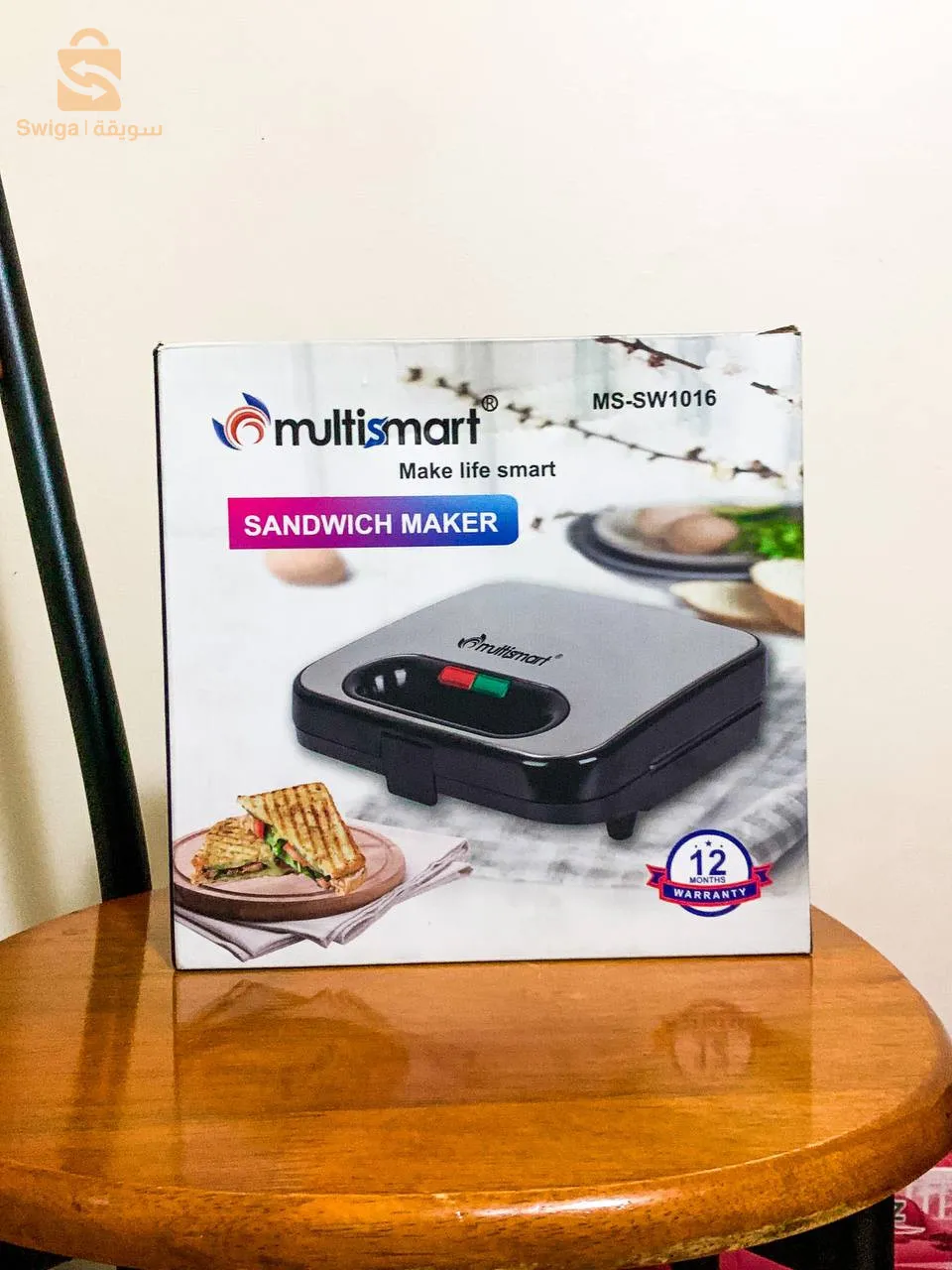 Nom : "🥩 Panineuse 750 Watts MultiSmart SW 16 🥩"Description : "Découvrez la facilité de préparer des sandwichs délicieux ! 🔥 Avec une puissance de 750 Watts, cette Panineuse MultiSmart vous offre des repas rapides et savoureux. Profitez de vos sandwichs préférés comme jamais auparavant. 🌮🥪"