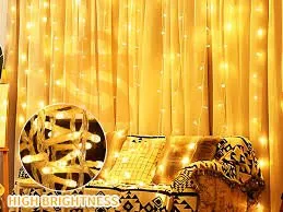 rideaux lumineux jaune 😍😍