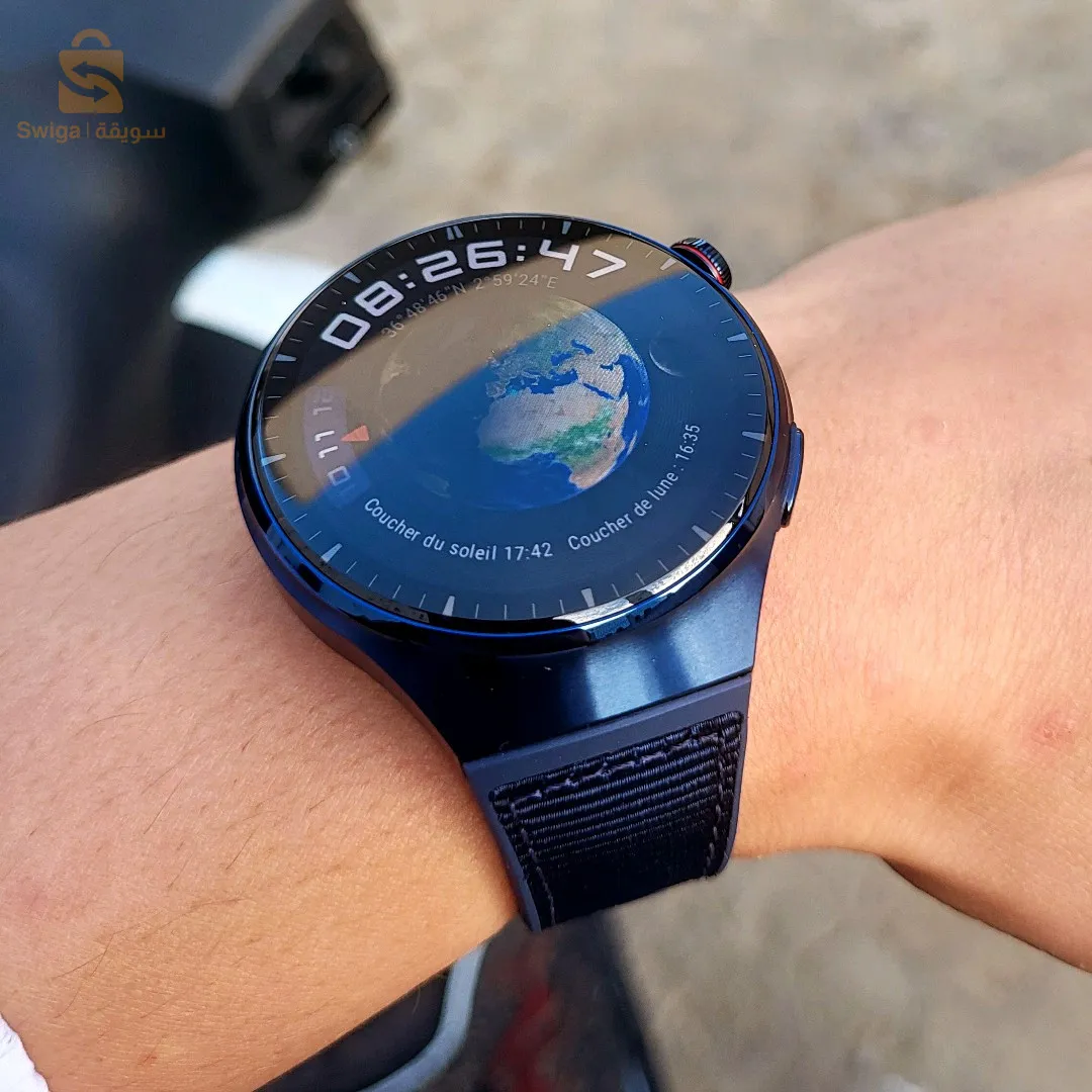 Huawei watch 4 pro titanium bleu