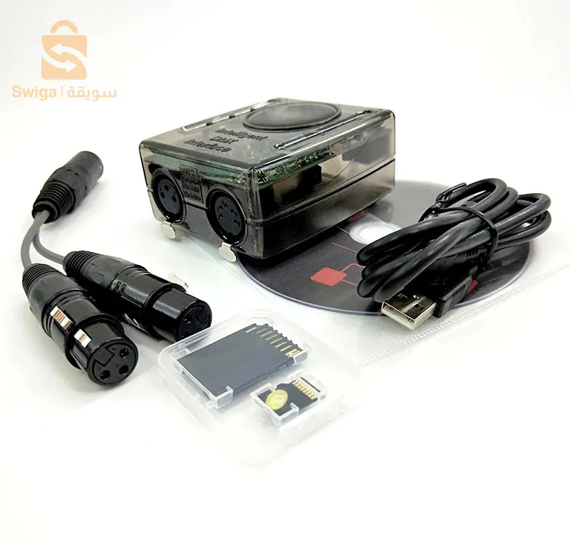 contrôleur de lumière daslight DVC 4 professionnel DMX 1536 3 UNIVERS AVEC UN LOGICIEL ORIGINAL.