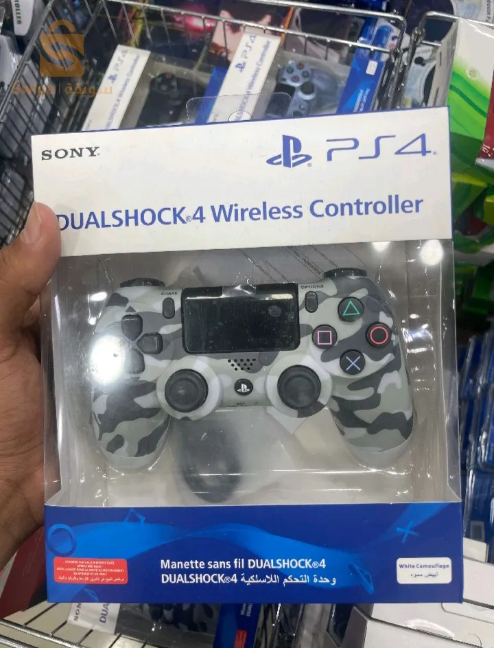 La manette PS4 sony لون ازرق متوفر