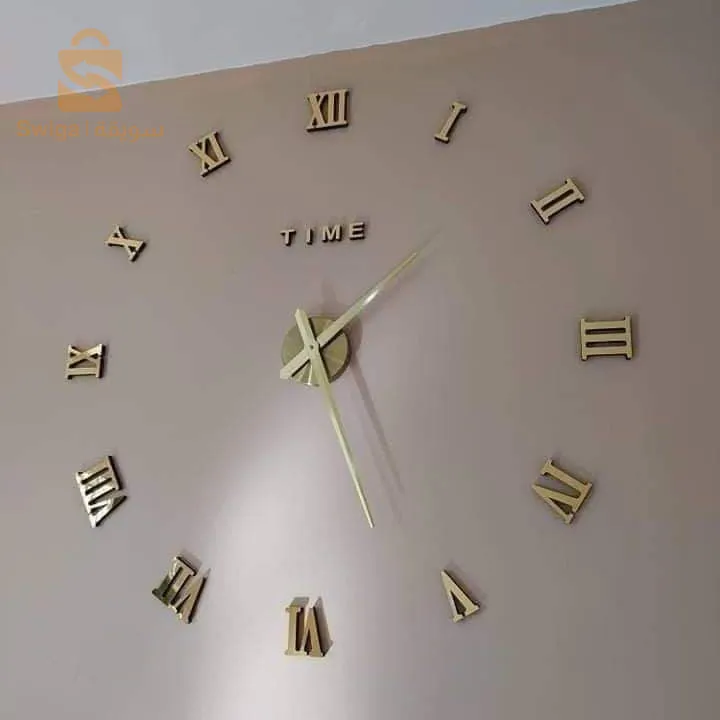 Horloge Murale 3D 🕰️ Décoration Pour Maison Salon Chambre Bureau Au Plusieurs Modele Et Couleur 🎨