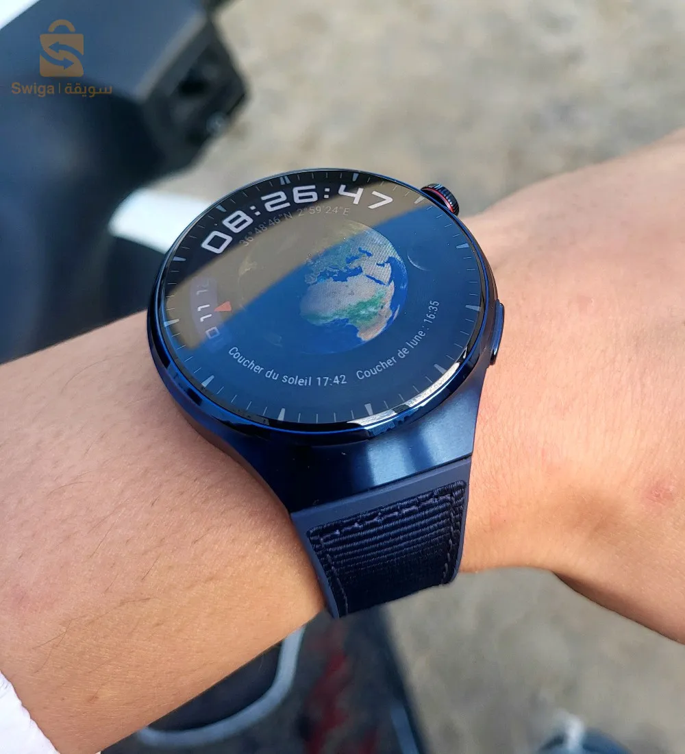Huawei watch 4 pro titanium bleu