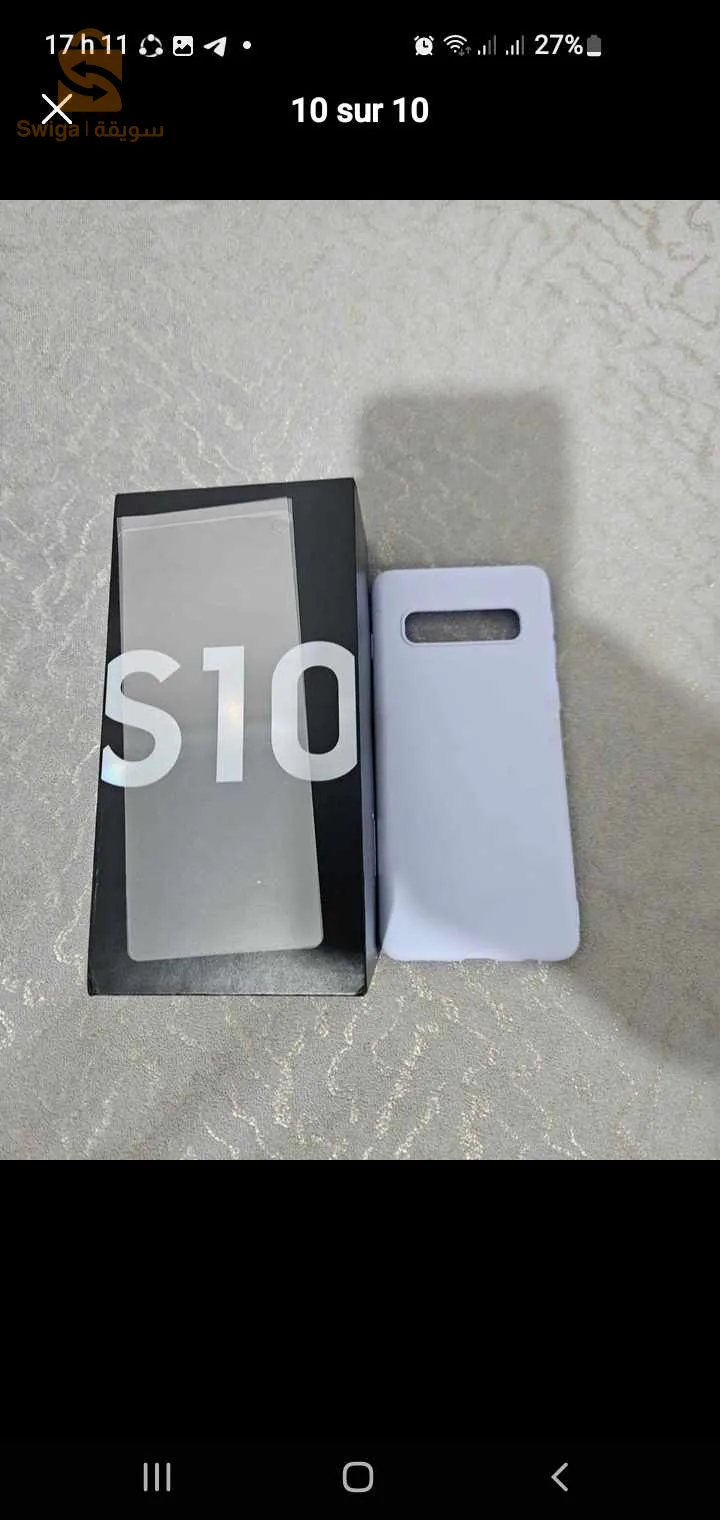 سامسونج ڤالكسي s10 غير مستعمل بكامل أدواته(ديوس يعني بشريحتين)