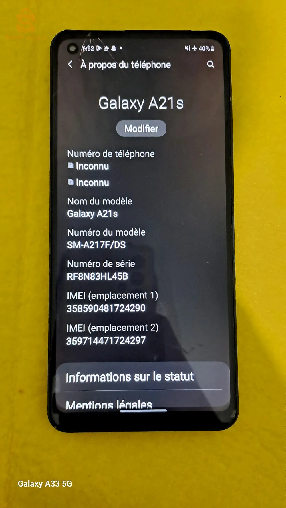 Samsung a21s