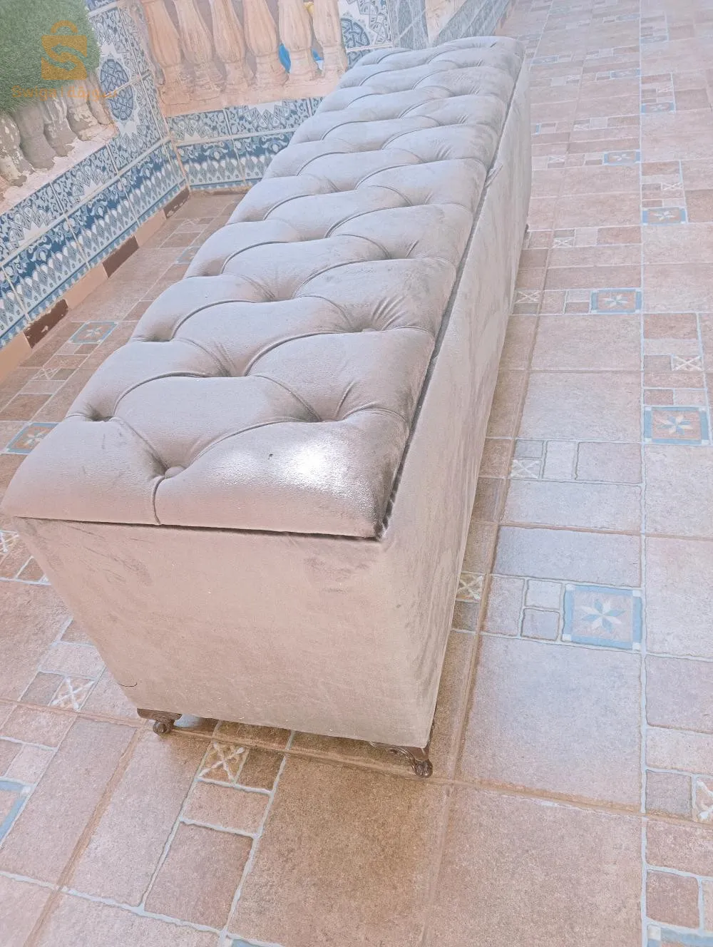 pouf coffret capitonné
بوف كوفري كبيتوني