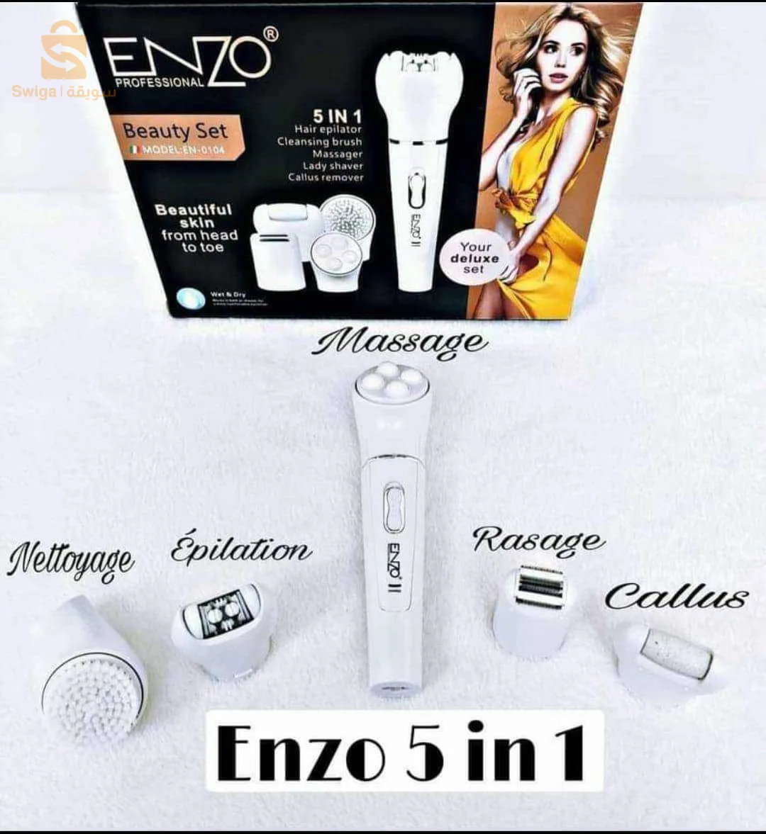 Épilateur Enzo 5 en 1 model EN-0104