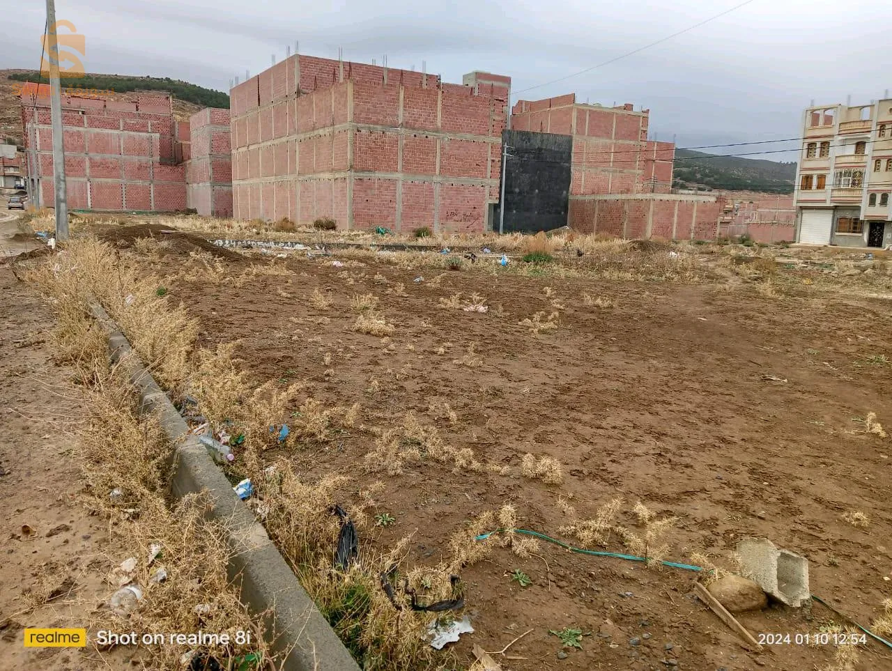 ارض 141 متر دوبل فاساد دفتر عقاري طريق تازولت