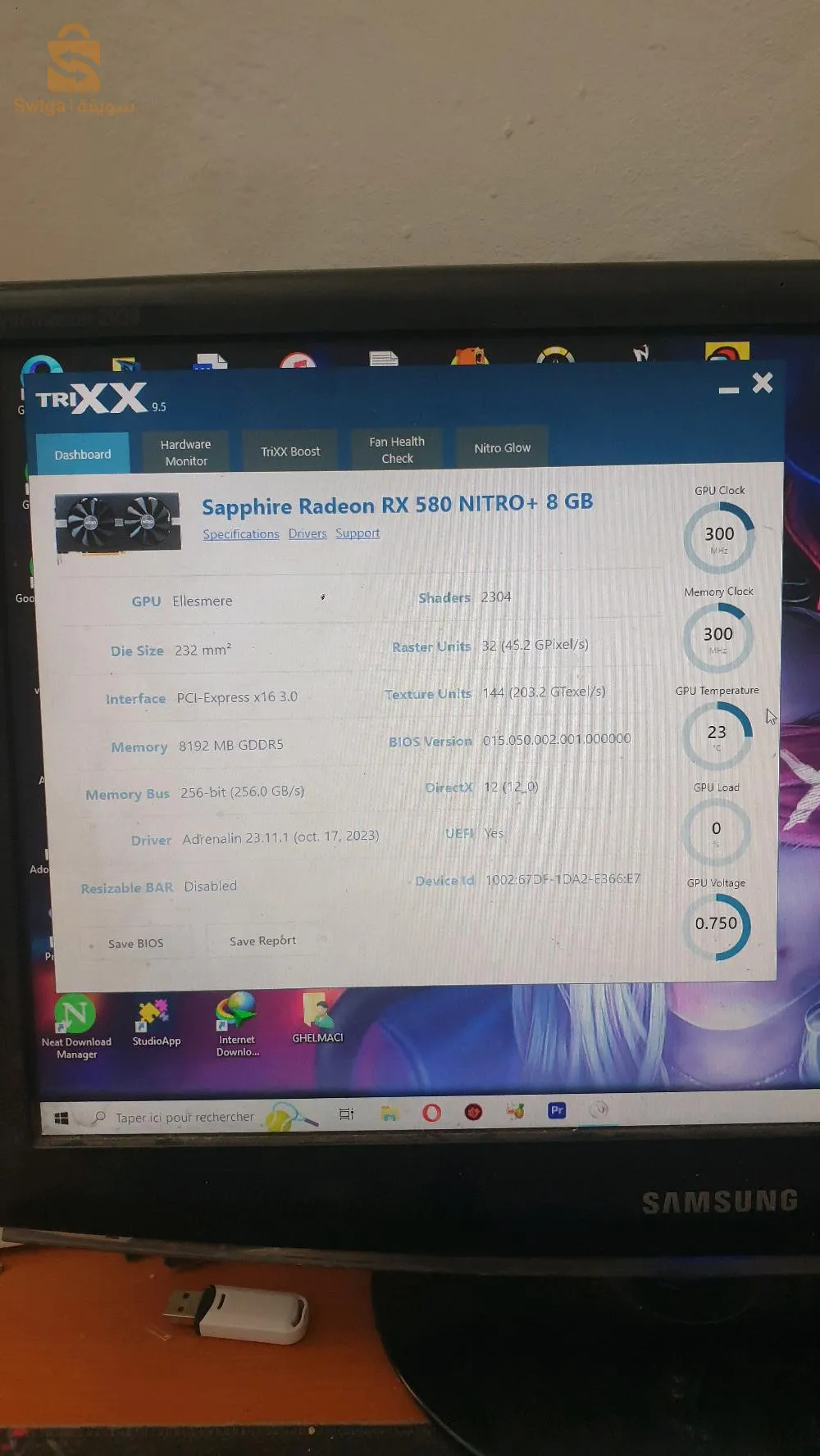 sapphire netro plus rx 580 8gb