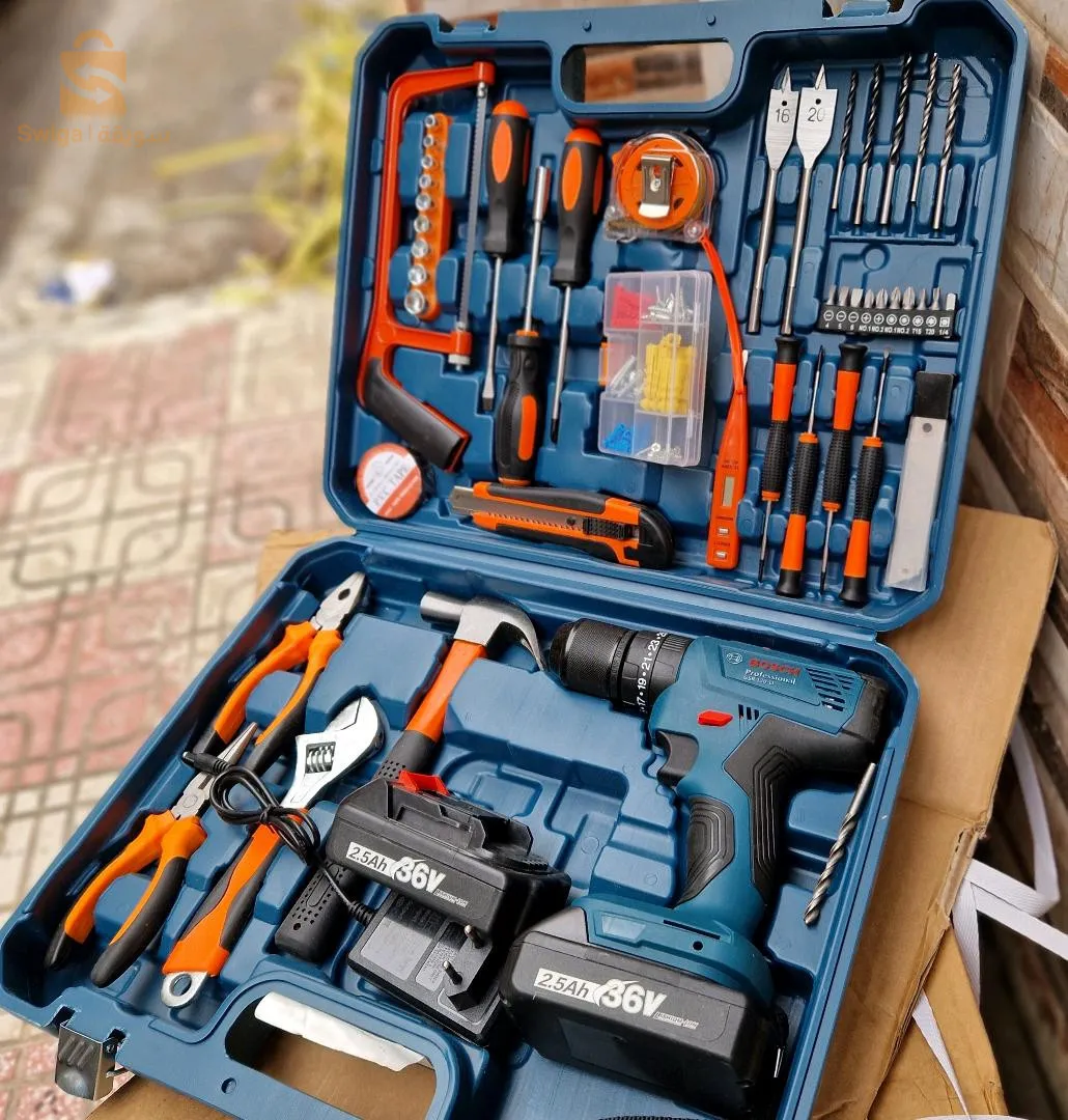 Bosch visseuse 36v valise accessoire
Mondrin métal Hadid 
Double batterie lithium 
+accessoires 
36v ×2
13400دج
0665955230فب👉viber watts