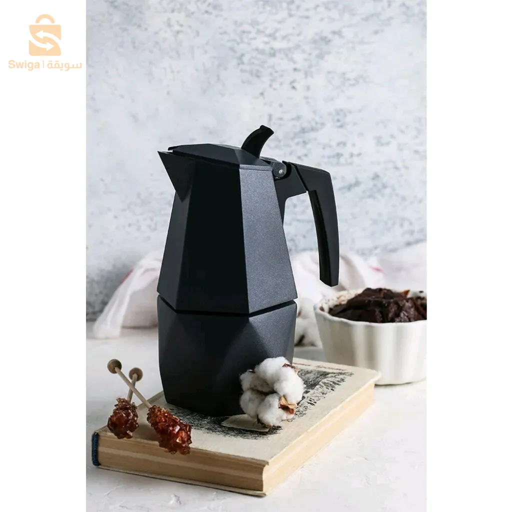 Cafetière Espresso en forme crystal 300 ml - ماكينة صنع قهوة الاسبريسو$👍️