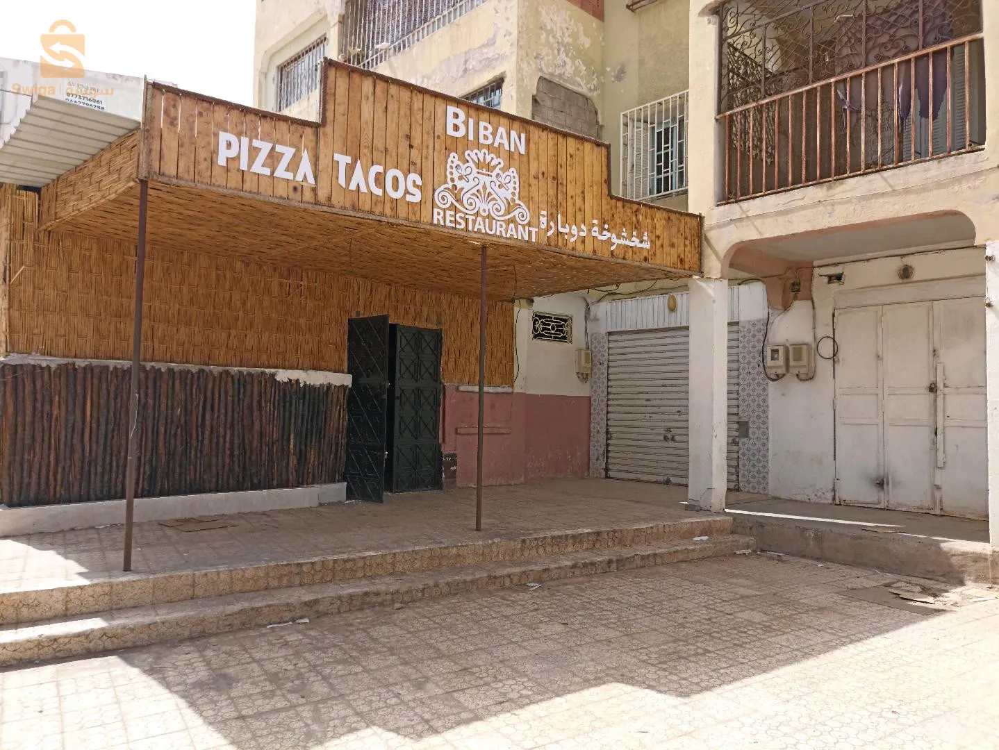 local commercial à ain tmouchent 39m²+ terasse couverte 56 m² trig hotel belair enface hamam bentoueuf acté livret fancier