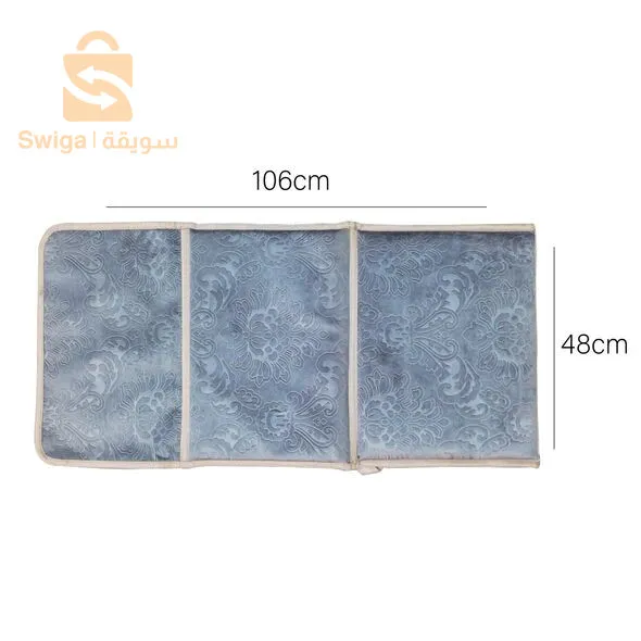 Tapis de prière pliable de luxe 2 en 1 avec sac pour un transport facile avec dossier ergonomique Tapis De Prière Avec Dossier Pliable 106x48