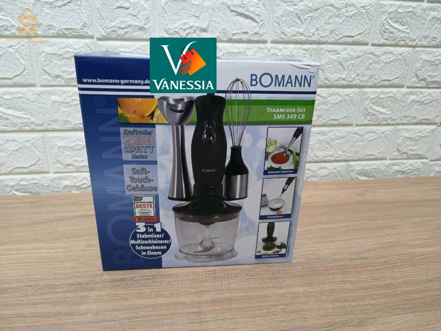 Robot inox 3en1 de la marque Bomann