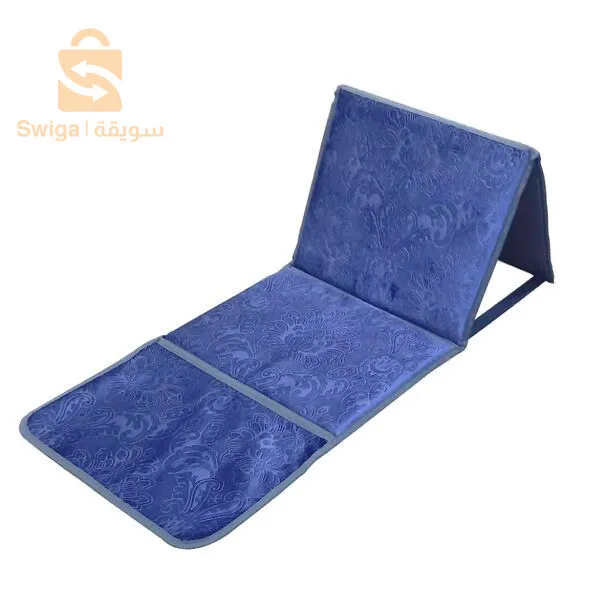 Tapis de prière pliable de luxe 2 en 1 avec sac pour un transport facile avec dossier ergonomique Tapis De Prière Avec Dossier Pliable 106x48