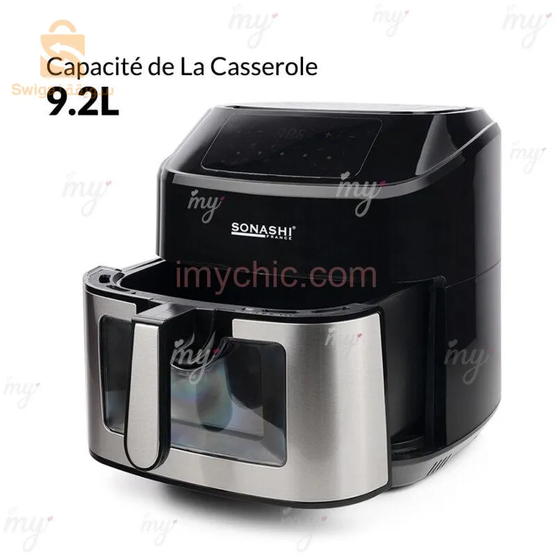 Friteuse à Air Numérique 9.2L 2000W Sonashi SAF-920