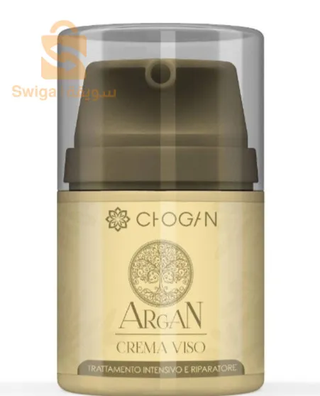 crème de visage à la base d'argan et acide hyalironique