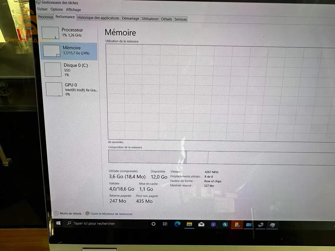 pc Samsung i7 11eme génération tactil 15 pouces écran amoled