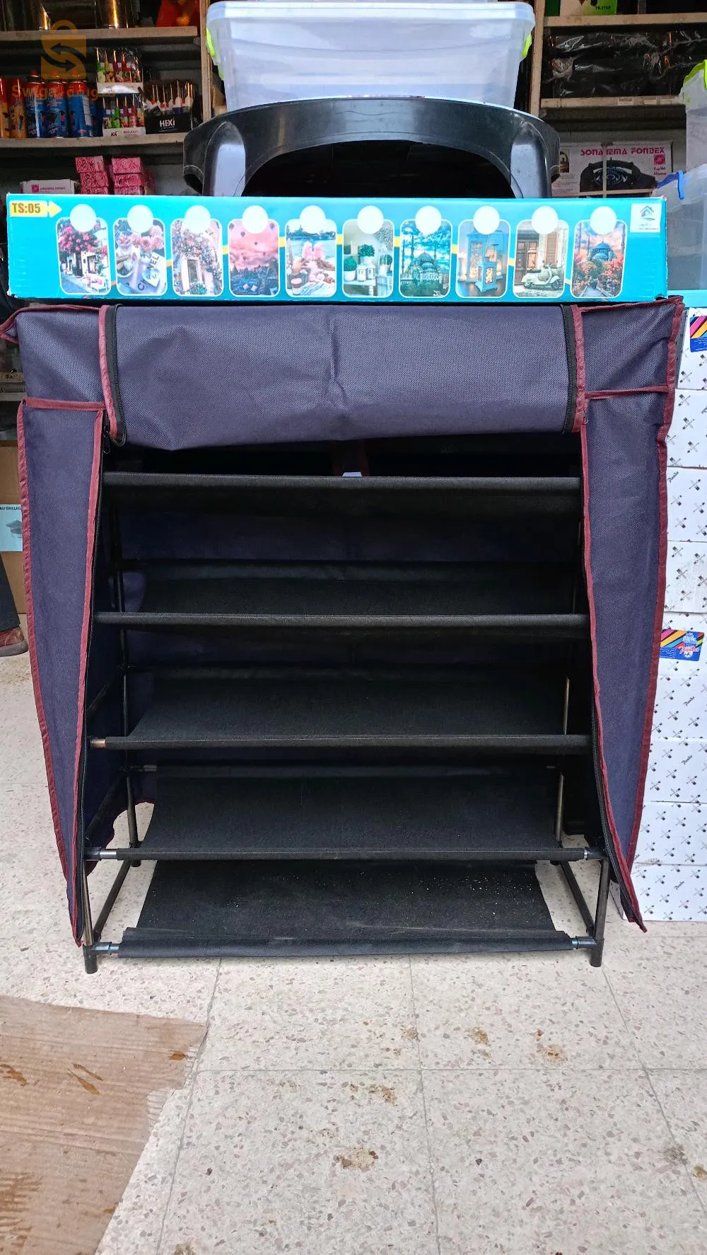 رف الأحذية الأنيق