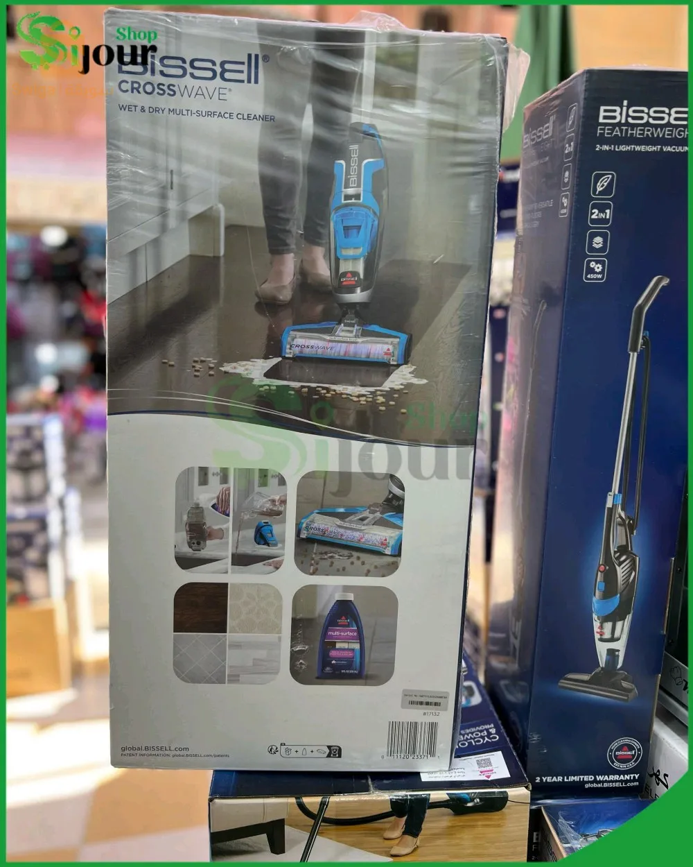 Aspirateur avec Fil Sans Sac Multi-Cyclonic 3en1 800mL 36V Bissell CrossWave Cordless