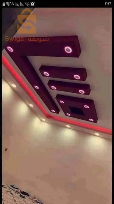 ديكورات عصرية بلاكو بلاطر و PVC و نجارة الالمنيوم