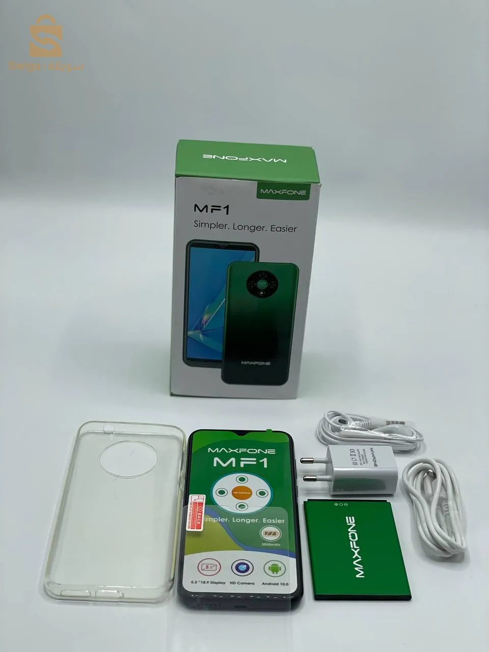 Téléphone mobile MAXFONE MF 1
✅Battery 3050 mah
✅ Hd camera 
✅ 5.5 inch
✅ android 10
✅ 1G ram
✅ 8G stockage

✅ إستفد من أفضل خدمة توصيل سريعة (2 - 4 أيام) لـ58 ولاية جزائرية مع ضمان حسن المعاملة وجودة الخدمة.
✅ الدفع سيكون مباشرة بعد إستلام السلعة ووصولها لمنزلك أو مقر العمل حسب العنوان الخاص بك
✅ المنتج مضمون بجودة عالية.
✅ أفضل سعر في السوق.
✅ إستبدال سهل ومجاني.
✅ نحن دائماً جاهزون لمساعدتك.
