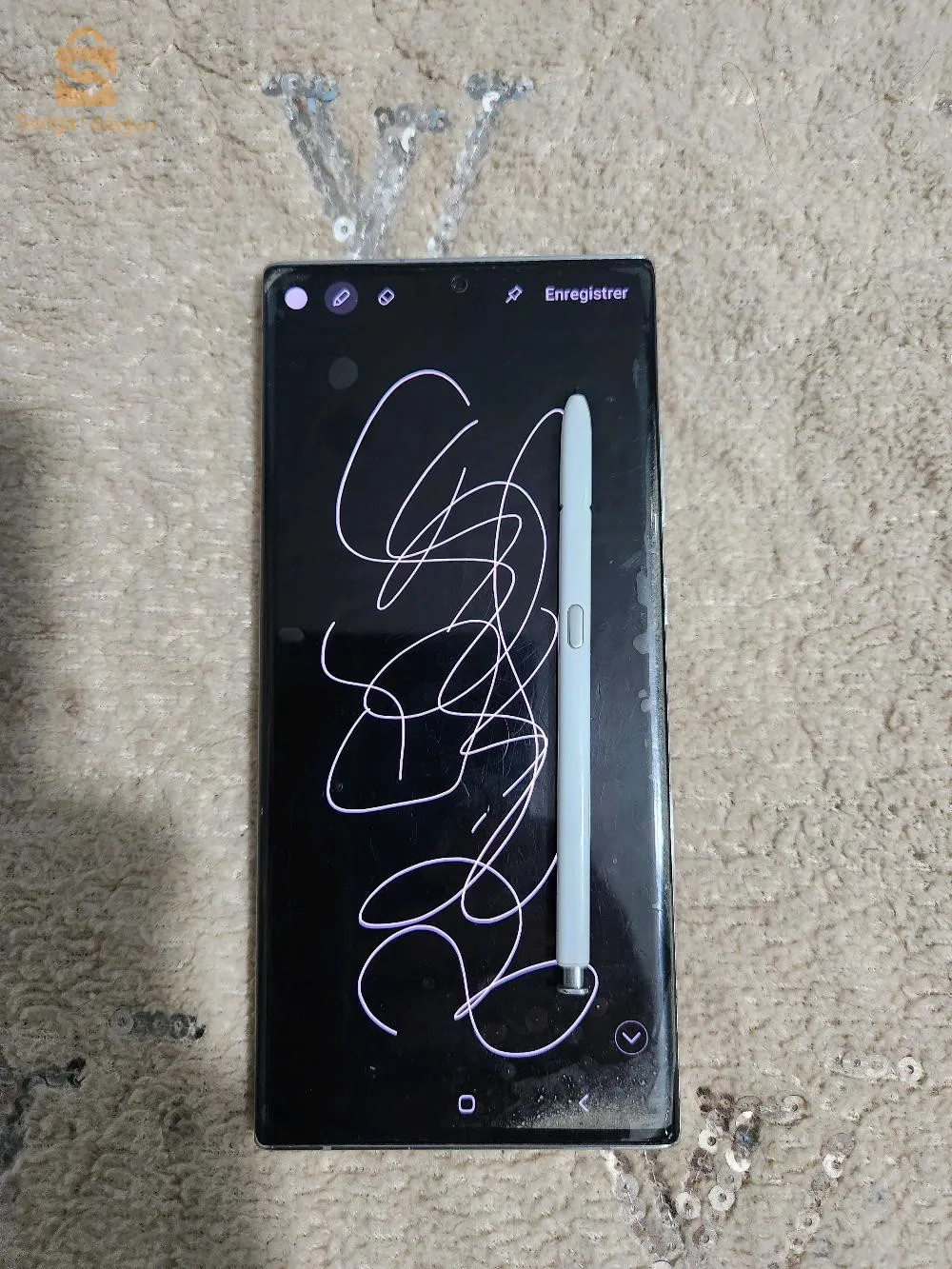 note 20 ultra 1 pus 
كاج الخلفي معاود