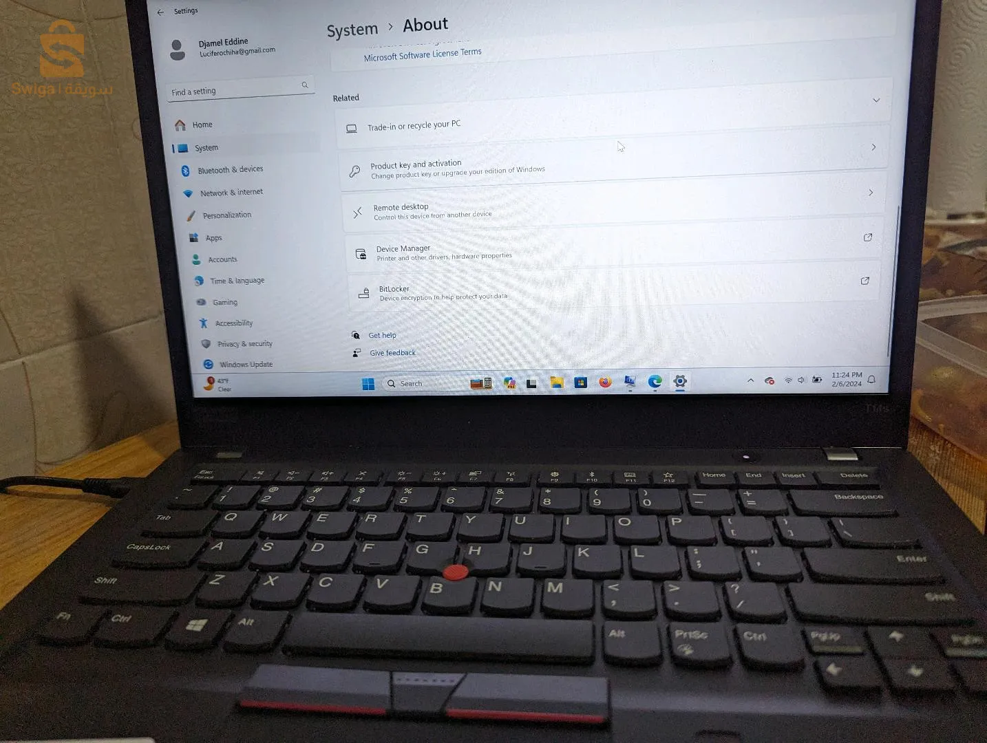 Lenovo Thinkpad T14S gen 1