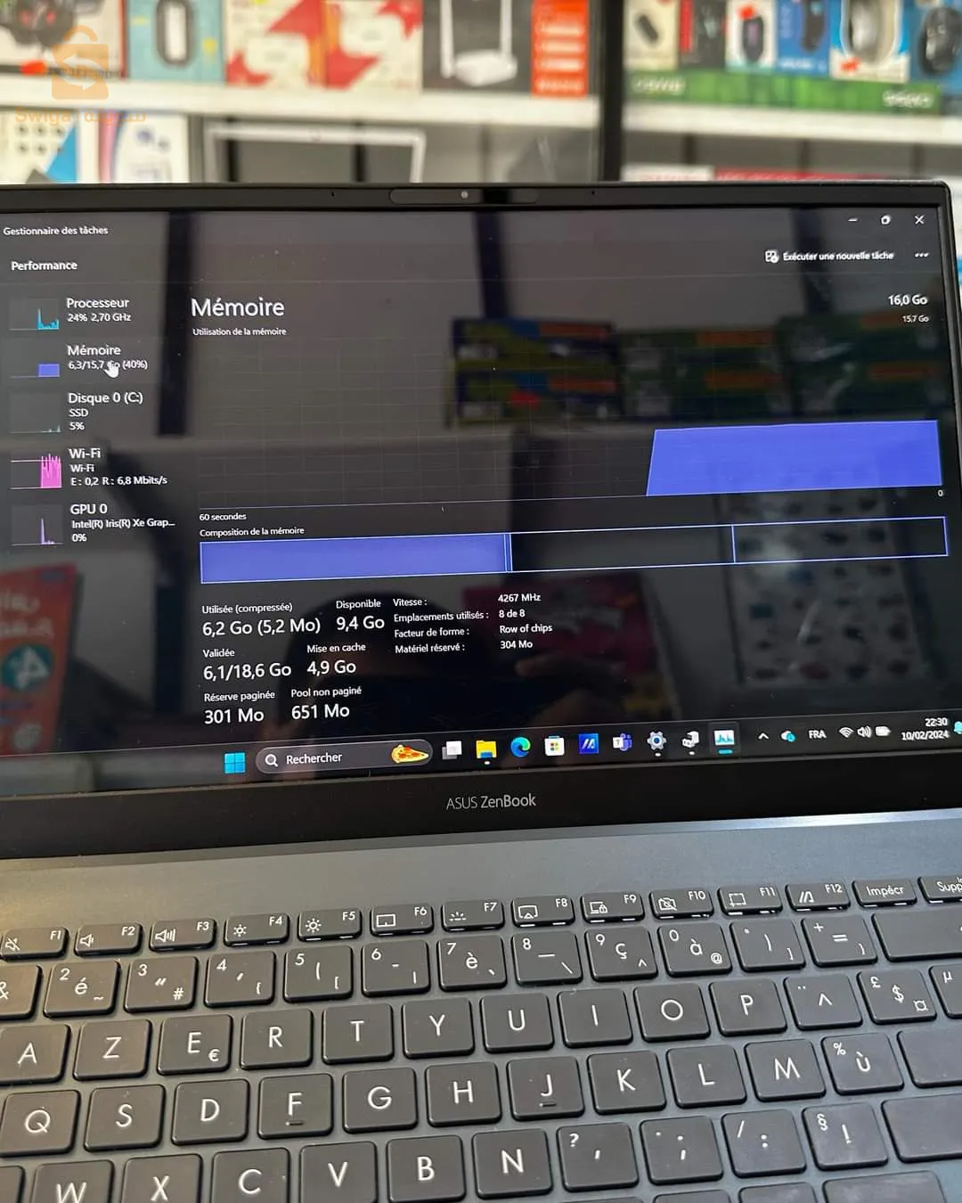 asus i5 11eme général 16/512gb