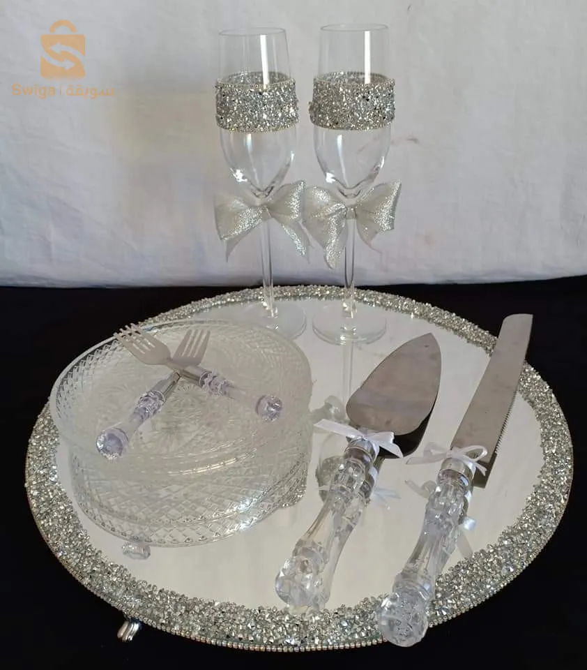 plateaux miroir (fiançailles, décoratif)