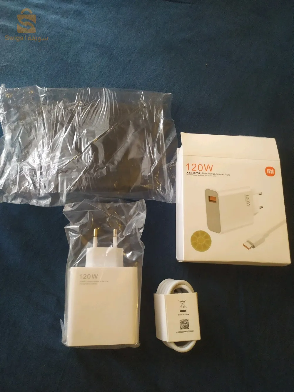 سلام عليكم متوفر شاحن اصلي شاومي 120 واط يدعم شحن سريع والفاصلة 💯💯💯🔥🔥🔥⚡⚡⚡