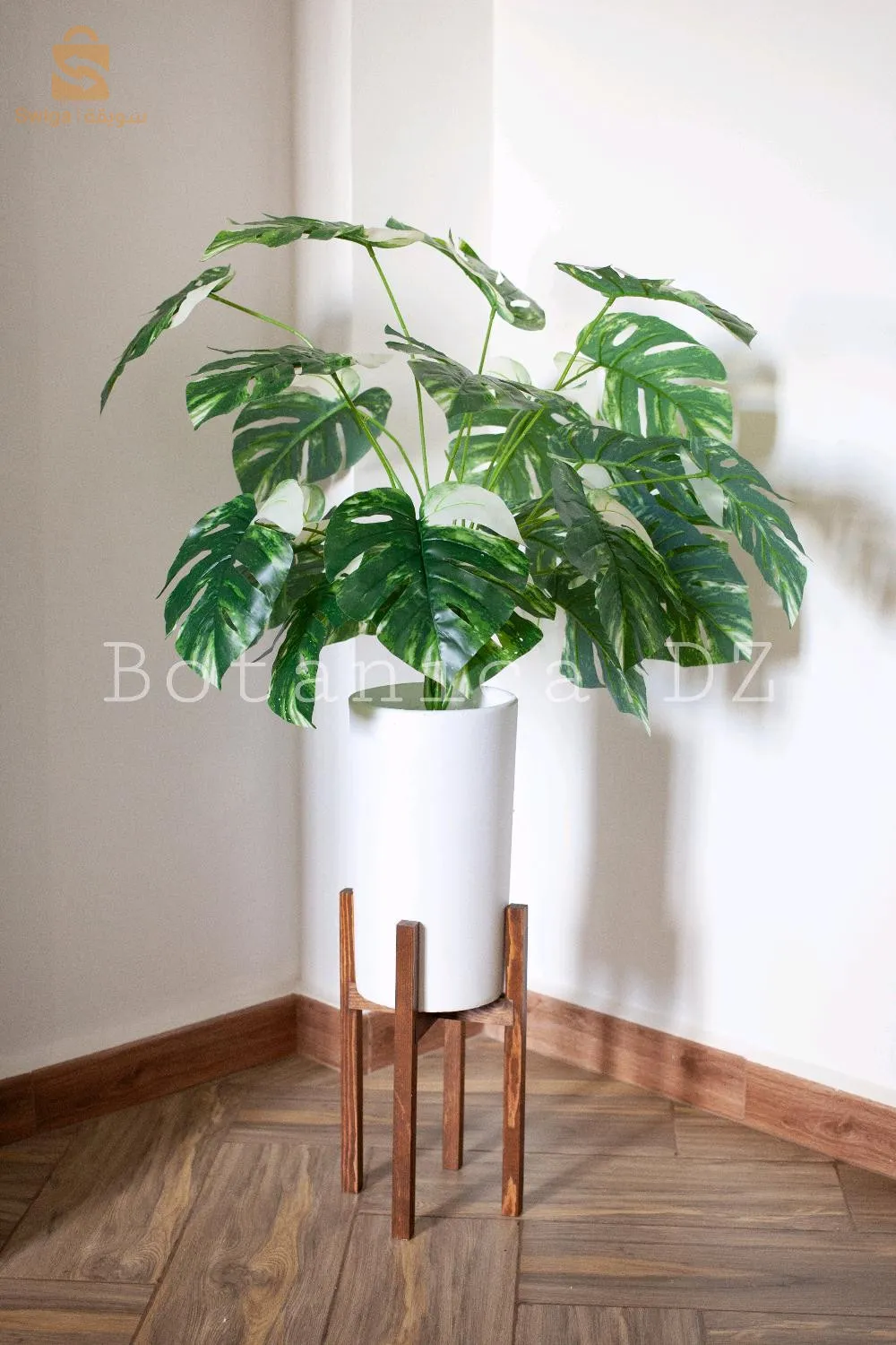 plantes d'intérieur ☘️ artificielles et naturelles avec pot en terre cuite et support en bois ou en fer ❤️