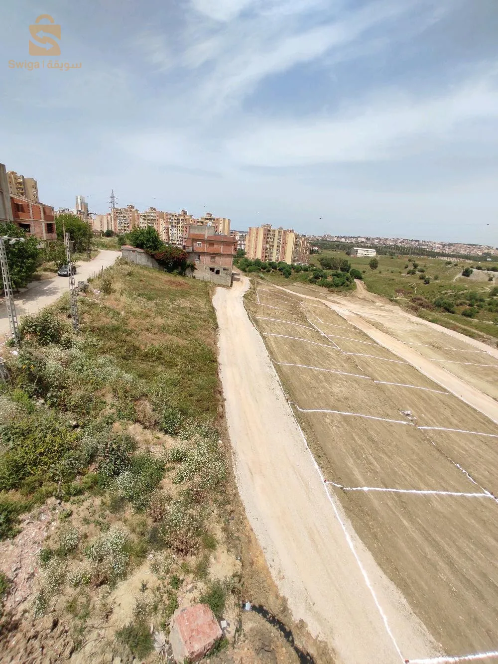 Lots terrain urbanisée ouled fayet centre ville