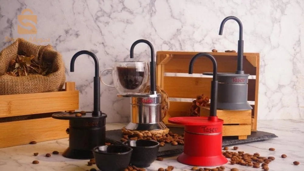 Cafetière Italienne Moka à Tube en Alliage d'Aluminium 50ml V2 - ماكينة صنع قهوة الموكا الإيطالية بأنبوب من سبائك الألومنيوم$👍