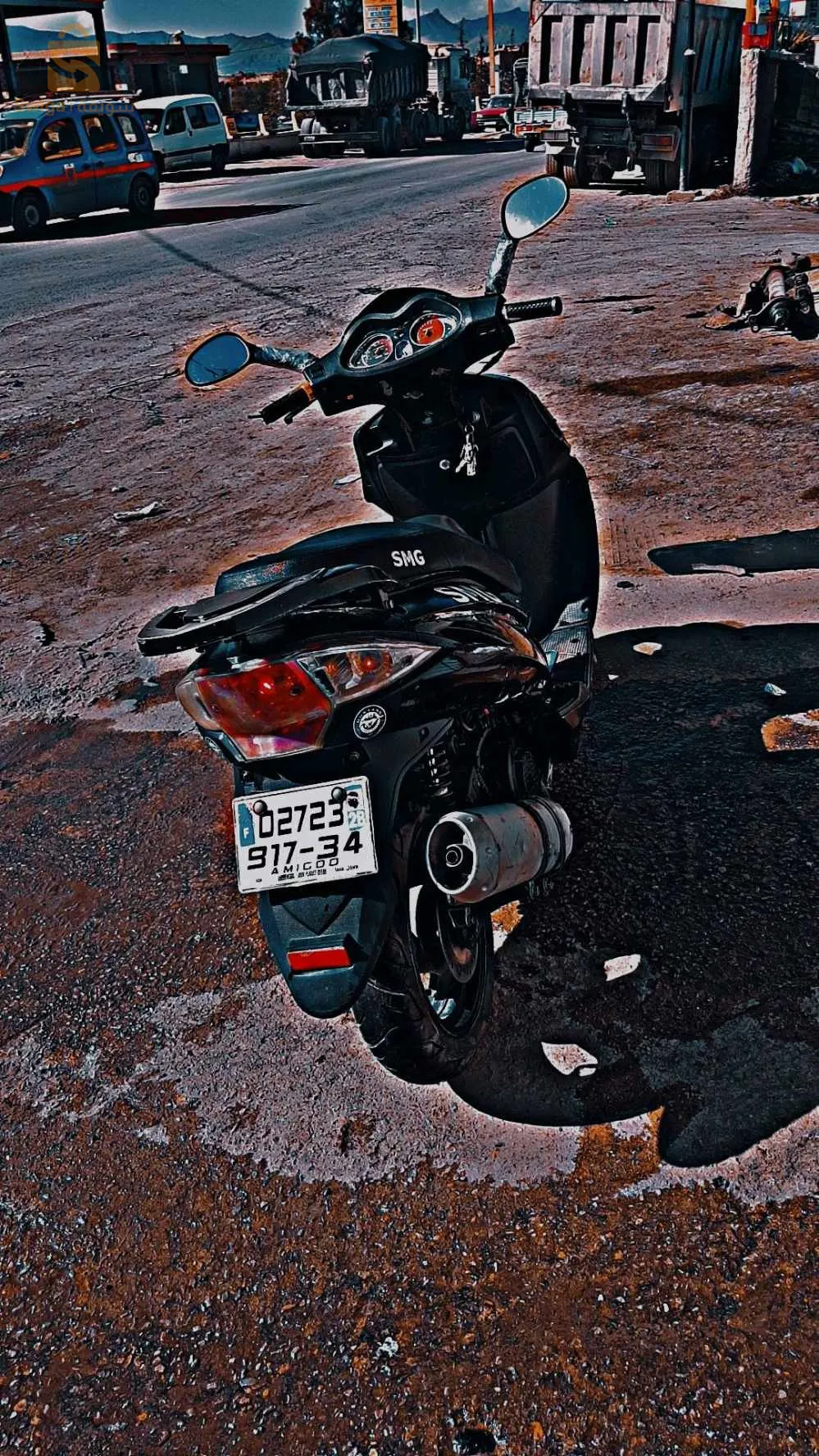 سلام عليكم 👋
دراجة نارية مشاءالله من نوع 🔥SMG R6🔥 
سنة 2017 🏍✅
كارت ڨريس🏍 ✅
كريناج 8/10🏍 ✅
تريستي 10/10🏍 ✅
محرك 150 روح وين حبيت 10/10🏍 ✅
رقم الهاتف 0795973632 ✅
سوڨ ذر خلونا منو خاوتي ✅