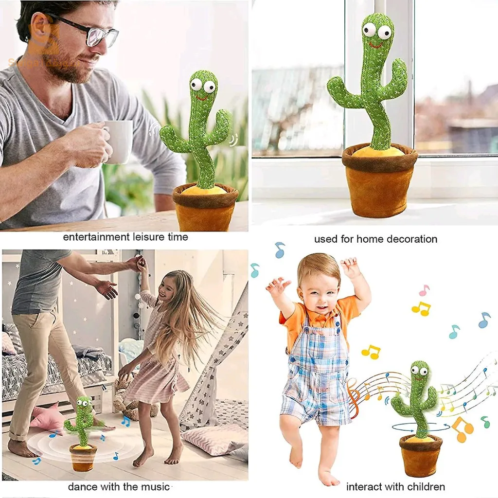 Cactus danseuse Rechargeable | لعبة الصبارة الراقصة للاطفال$👍