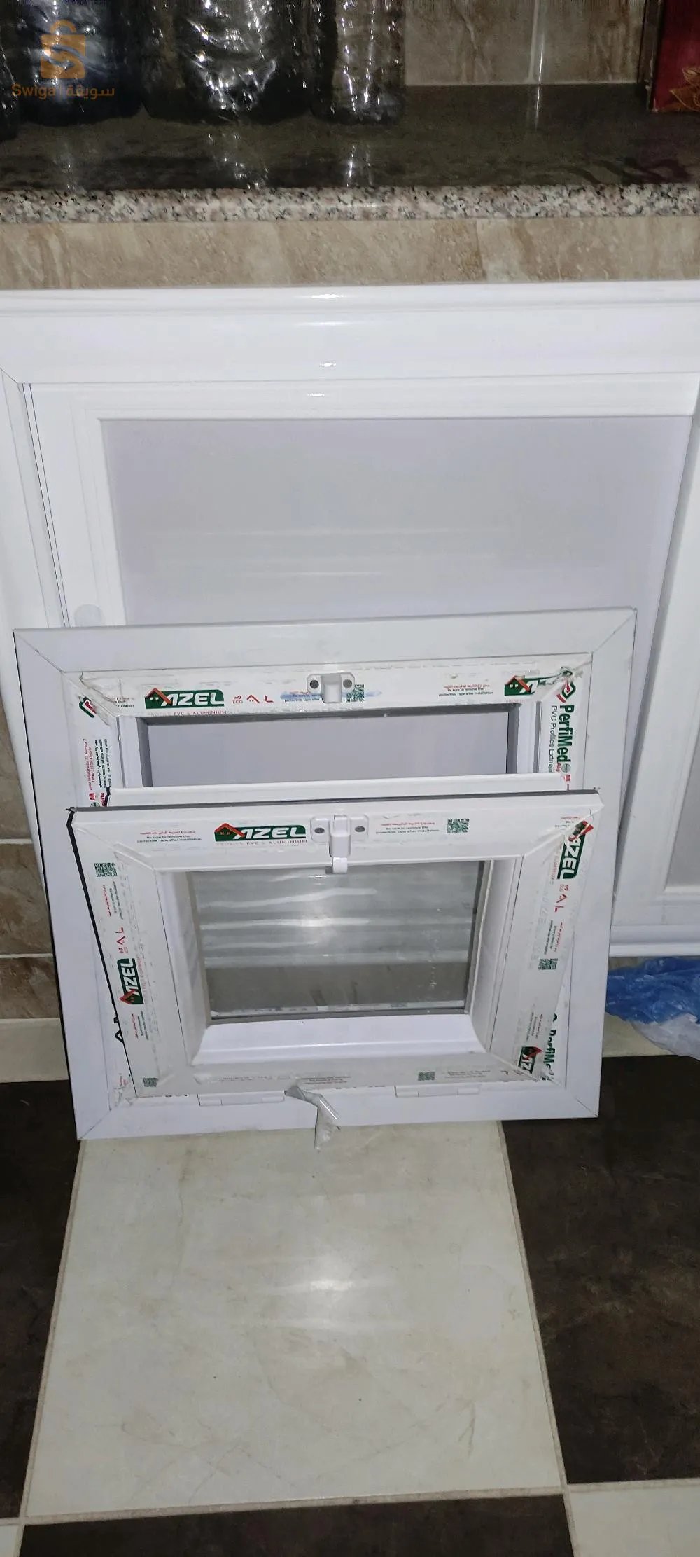 نافدة pvc 50على 50