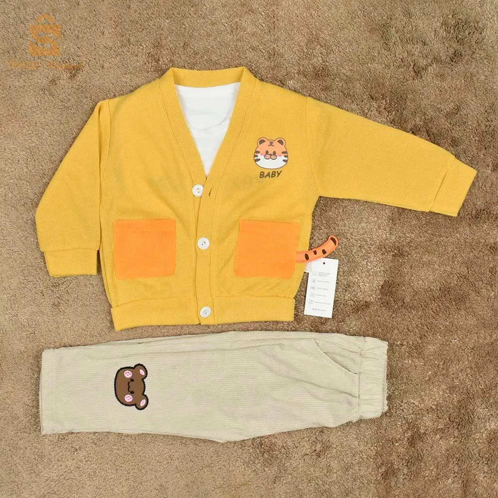 ENSEMBLE Pooh 3pcs Marron