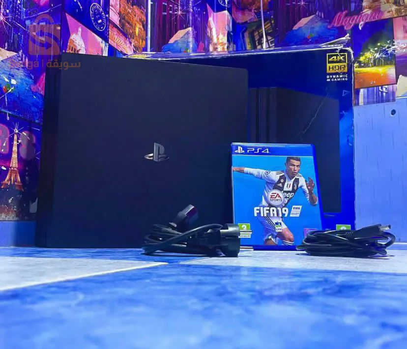 ps 4 pro 1 tb avec manette et cd fifa 19 🇺🇸