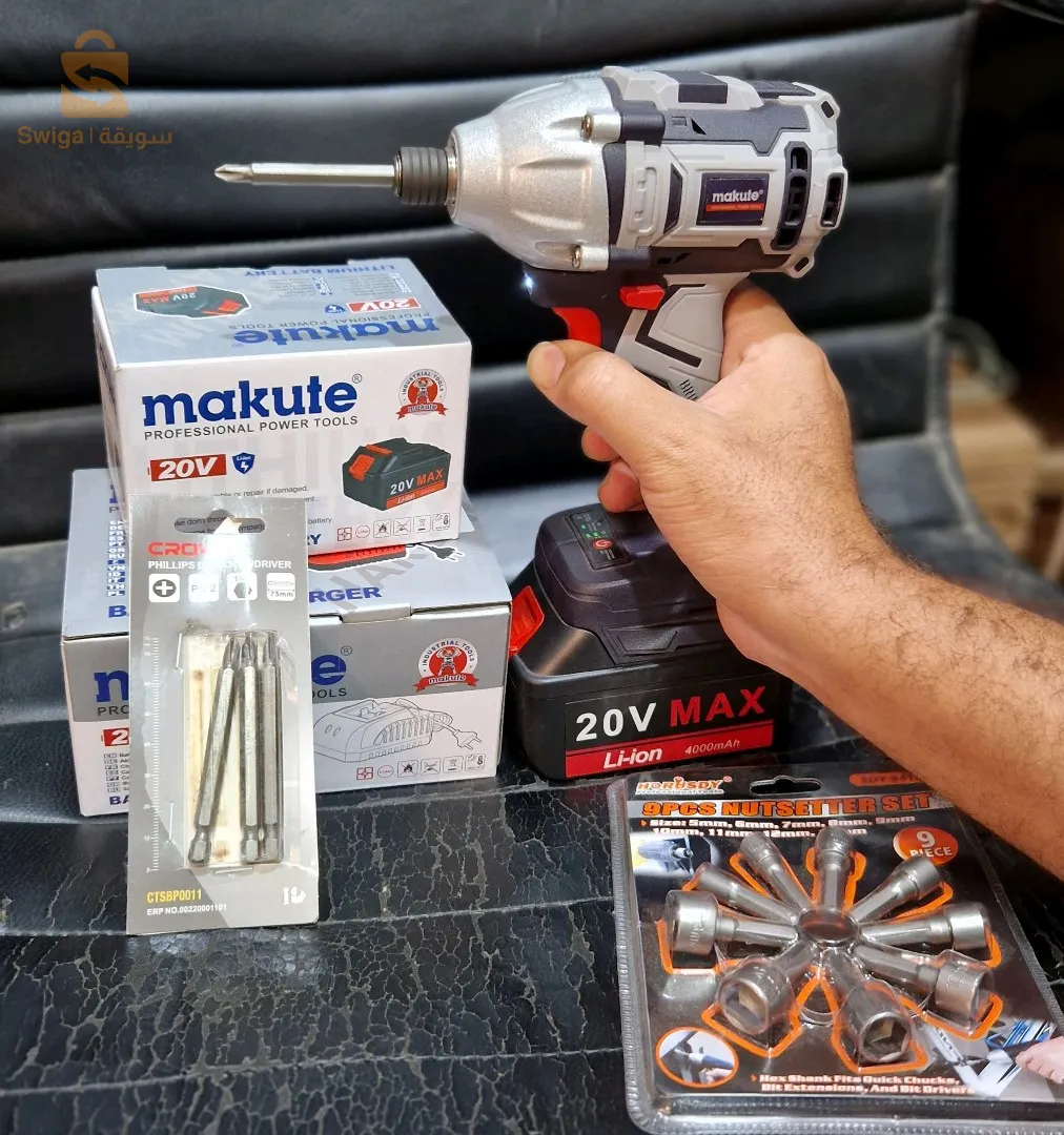 Visseuse à choc MAKUTE 20V + les caisses$🤍🤍