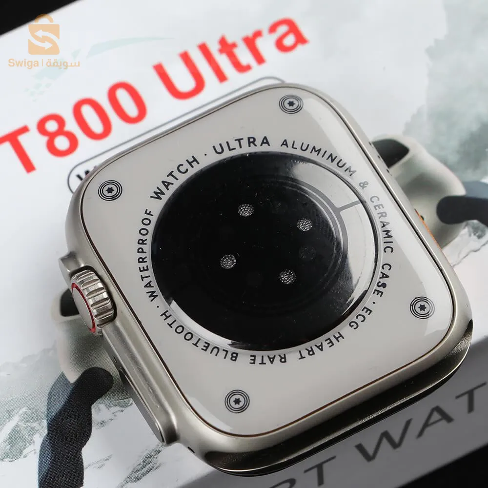 الساعة الذكية العصرية الجديدة بخاصية مقاومة الماء - T800 Ultra Noir Smart Watchالساعة الاكثر طلبا بسعر خرافي 2300دج وانت شاري ساعة اوريجنال فخمة✅ SmartWatch T800-Ultra ✅الساعة الذكية آخر جيل جديدة بخاصية مقاومة الماء - T800 ultra smart watch Waterproofالخصائص :✅ بلوتوث إصدار BT. V5.0 لتجربة سلسة و قوية✅ تصميم أنيق و و مطابق لساعة أبل الأخيرة بمقاس شاشة 1.99inch✅ حساسات Heart Rate و G Sensor✅ تدعم جميع اجهزة Android | IOS عن طريق تطبيق Hiwatch Pro✅ مكالمة بلوتوث : يمكنك الرد وإجراء المكالمات✅ قياس ضغط الدم و نسبة الأكسجين في الدم و كذلك معدل نبضات القلب✅ تدعم وضع الانشطة الرياضية  مع منبة الحوادث و ما قبل الاصتدام✅ بطارية بسعة 220mAh لإستخدام متواصل يدوم 2-4 يوم⭐ اطلب SmartWatch T800-Ultra الآن واستمتع بتجربة فريدة! ⭐