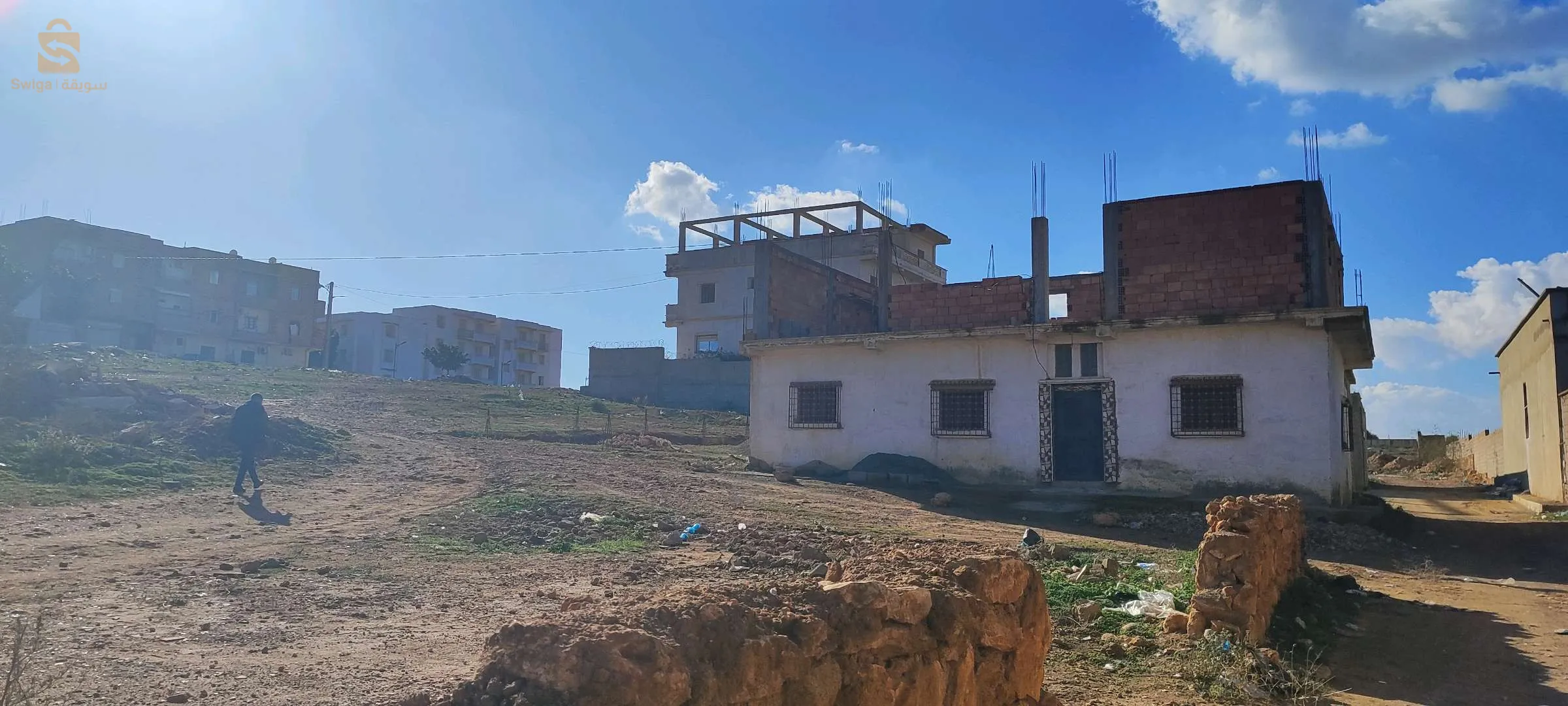 قطعة ارض البناء 400 متر و 700 متر