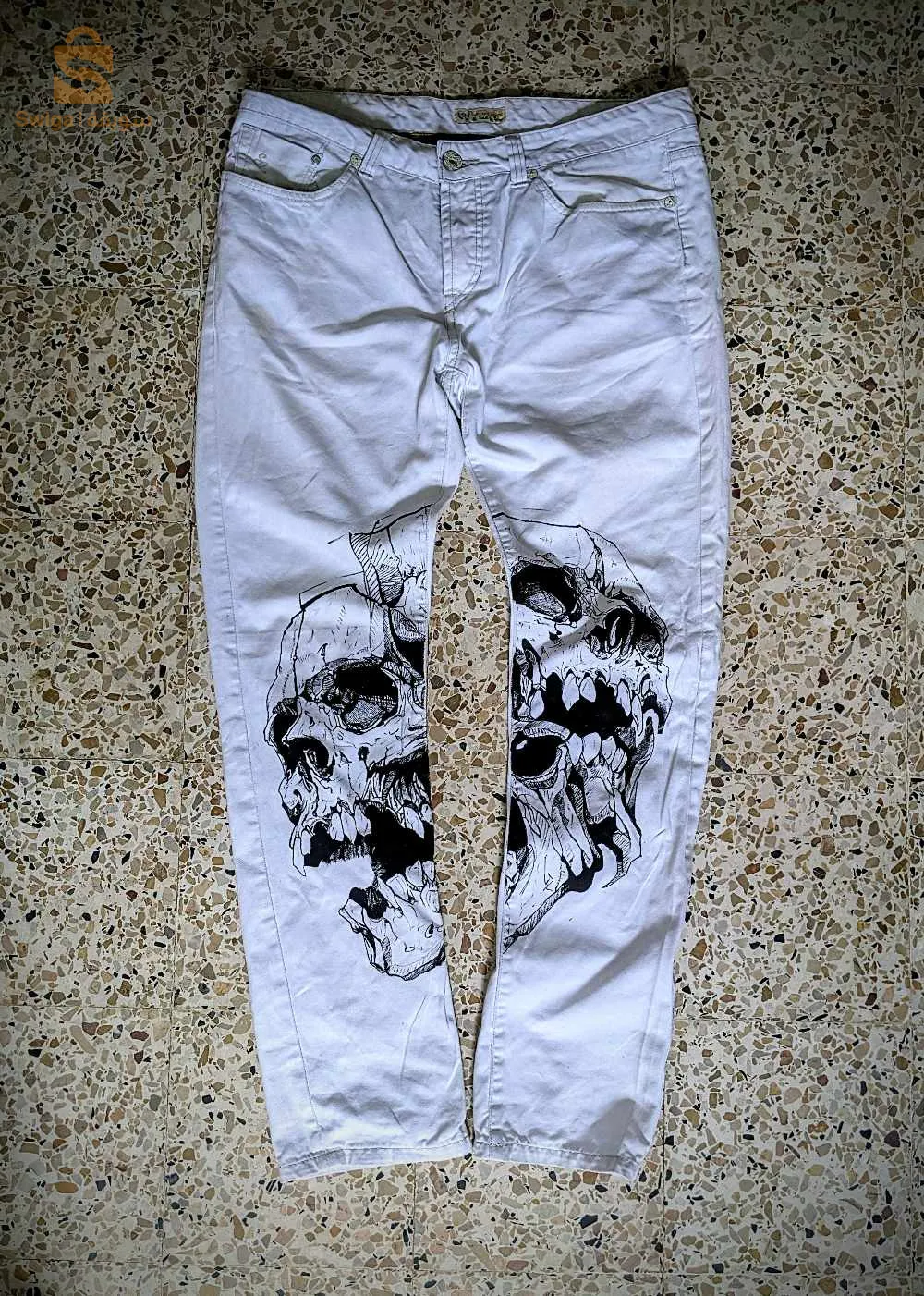 skull jeans 💀