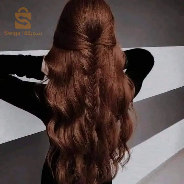 شعر طبيعي 100%